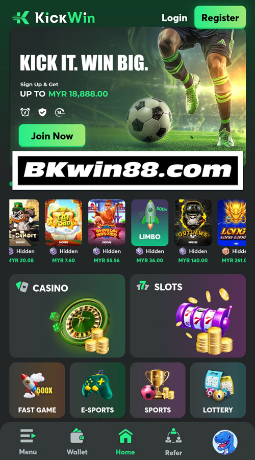 kickwin app